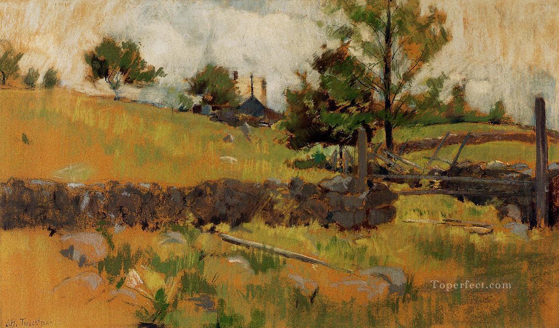 Spring Landscape Impressionist landscape John Henry Twachtman Oil Paintings